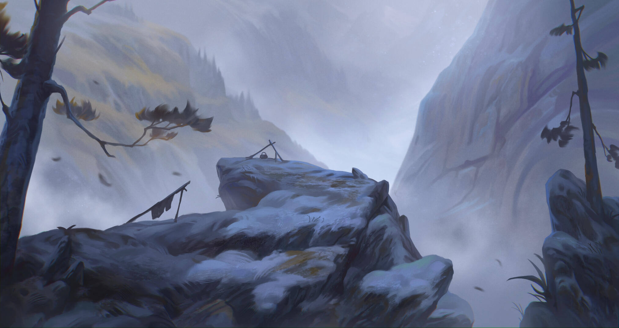 TCG THEKLA WORLD - Environment Background My work for the THEKLA card project I made it in 6 hours, Hope you like it